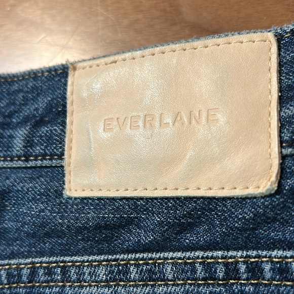 Everlane Dark Blue The Cheeky Jean Size 30 Cropped - Picture 12 of 12